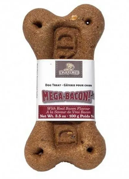 12pc Darford Junior Mega Bacon Bones - Dog/Cat Supplements